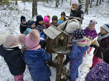 ZIMOWE DOKARMIANIE LEŚNYCH MIESZKAŃCÓW